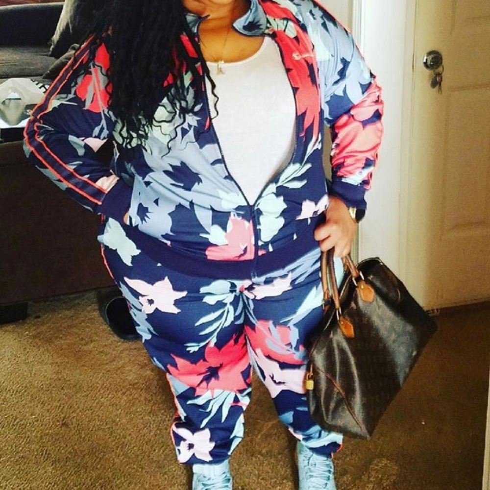 Champion plus size jogger suit 2x top 3x bottom